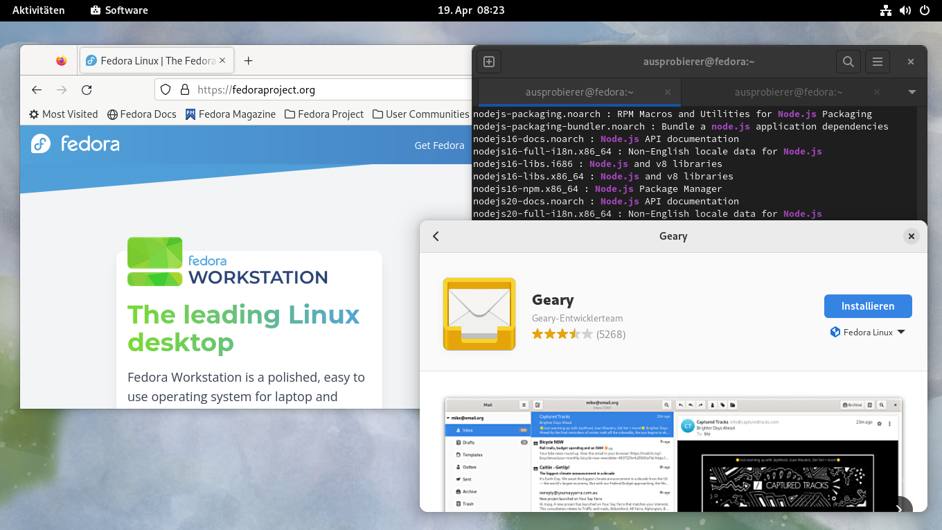 Fedora 38: Linux-Distribution mit drei weiteren alternativen Desktops |  heise online