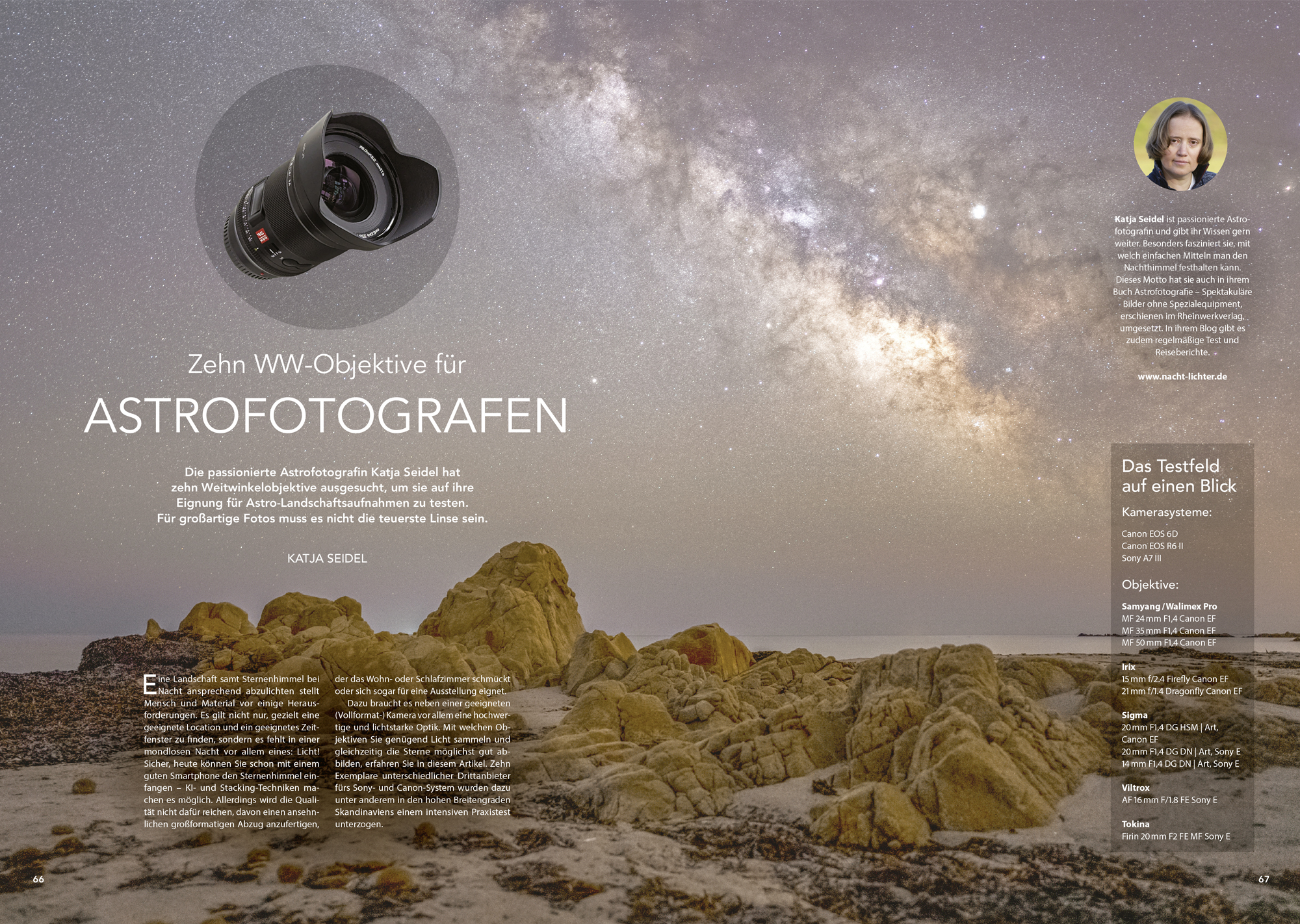 Objektive für die Astrofotografie – c't Fotografie 1/2024 | heise online