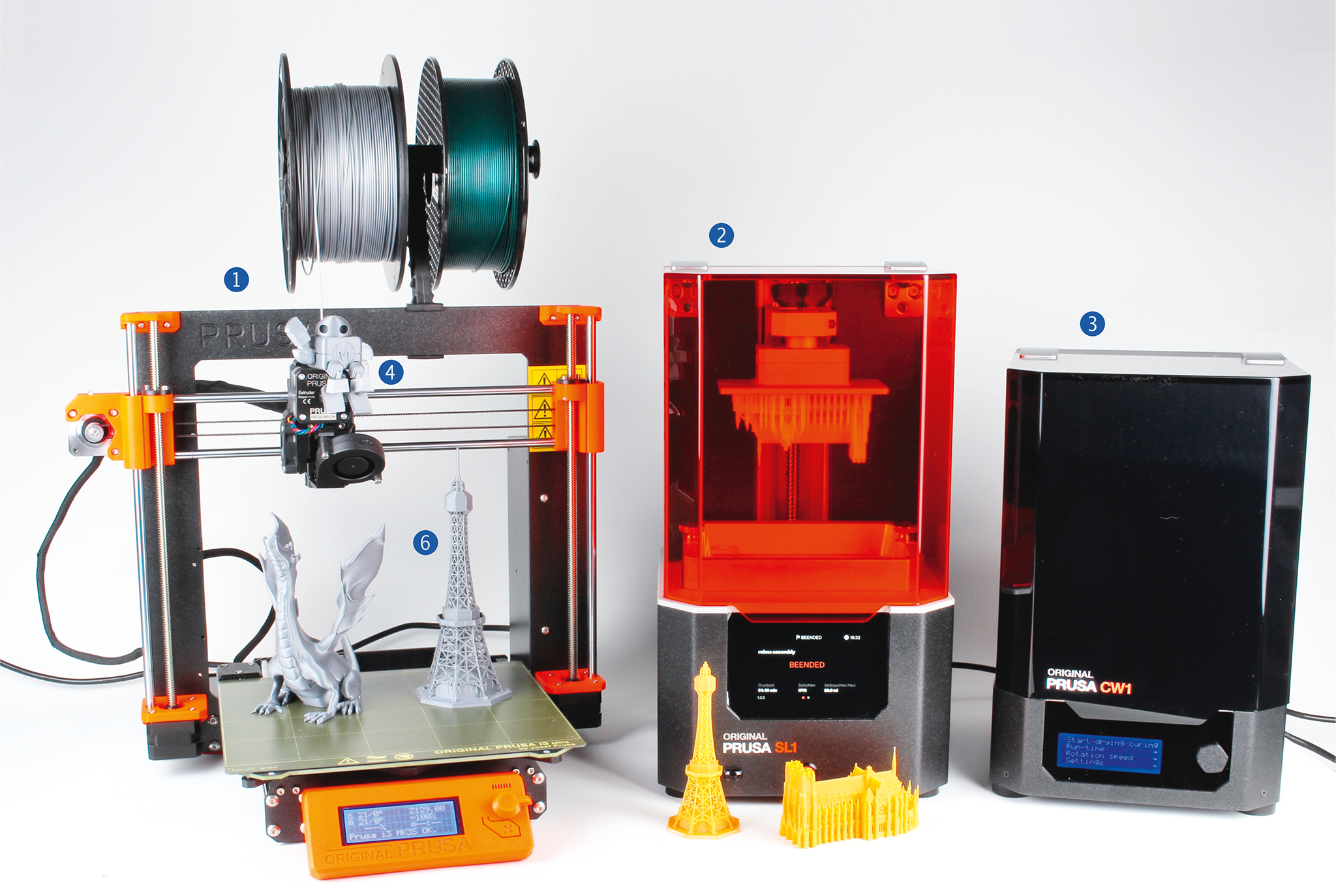 SL1 und i3 MK3S 3D-Drucker von Prusa | Make Magazin | Heise Magazine